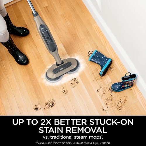 Refurbished - Shark All-in-One Scrubbing & Sanitizing Hard Floor Steam Mop, Designed for Hard Floors, S7005