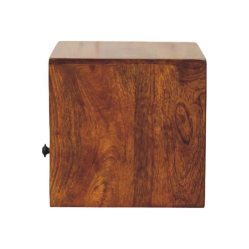 Artisan Furniture Solid Wood Solis 1-Drawer Chestnut Wall Mounted Nightstand