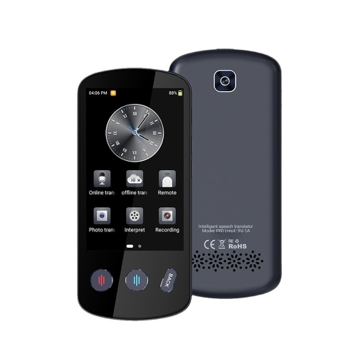 Appareil de traduction en ligne en 138 langues et 18 langues hors ligne, traducteur vocal IA, traducteur bidirectionnel portatif pour étude