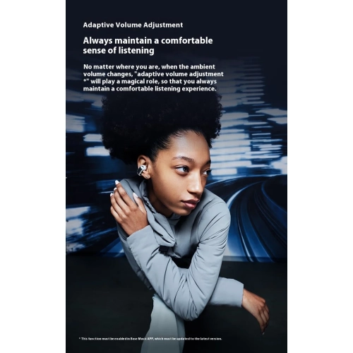 Bluetooth headset, air conduction non-in-ear Ultra open sports headset, suitable for Apple Hyperspatial Audio - Black v12 [Spatial Audio + Open]