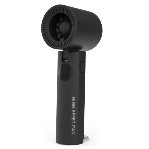 Turbine handheld fan, outdoor extremely fast violent neck hanging folding portable USB charging small fan, cooling handheld bladeless fan high speed