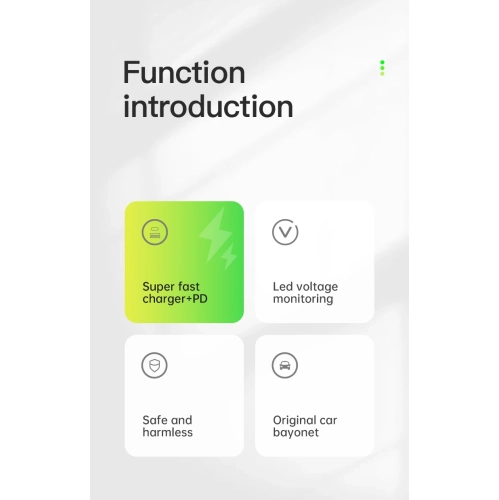 22,5&nbsp;W – Chargeur USB super rapide, adapté pour Toyota 30&nbsp;W téléphone portable modifié de type C, accessoire de chargement QC avec