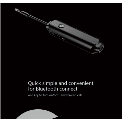 Récepteur émetteur Bluetooth adaptateur 2-en-1, projection TV haut-parleur voiture téléphone mobile audio ordinateur