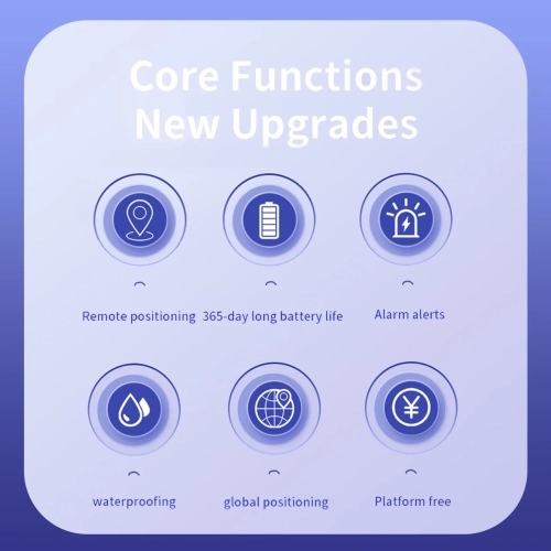 Smart Bluetooth anti-lost global locator, suitable for Apple FindMy Android GPS tracker, mobile phone luggage pet child tracker - black gold