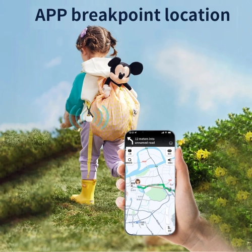 Smart Bluetooth anti-lost global locator, suitable for Apple FindMy Android GPS tracker, mobile phone luggage pet child tracker - black gold