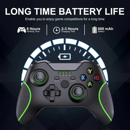 XBOX ONE controller, xbox one wireless controller, 2.4g with headphone jack Xbox one game controller - white