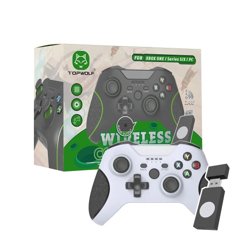 XBOX ONE controller, xbox one wireless controller, 2.4g with headphone jack Xbox one game controller - white