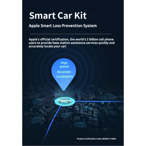 Convient à l'allume-cigare iOS d'Apple, au chargeur de voiture intelligent et au dispositif anti-perte, au localisateur à distance certifié MIF, au