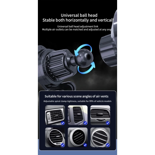 New car wireless charger navigation bracket, suitable for Apple mobile phone magsafe magnetic wireless charging, USB power supply for sustainable