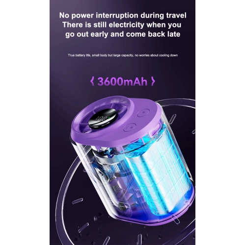 Ventilateur monté sur la taille, écran numérique à haute puissance éolienne USB turbine de recharge USB portable à haute vitesse violent petit