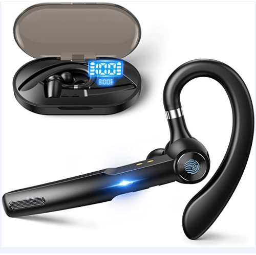Bluetooth headset, lightweight hands-free headset with microphone, single-ear conduction headset, business office telephone headset