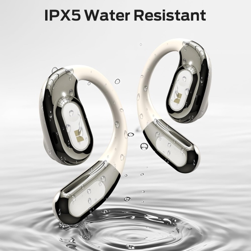 Rotating magnetic suction bin, open ear-hook style Bluetooth 5.4 intelligent noise-cancelling headphones, comfortable to wear and suitable for sports