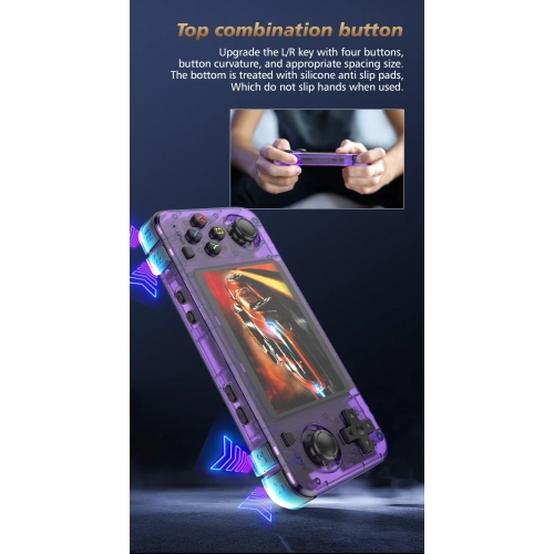 2025 New R36H Open Source Handheld Game Console Portable Retro Handheld Nostalgic Game - 3.5-inch Screen Open Source Linux Classic Retro Portable,
