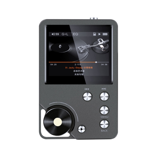 THE WAY  Master Hifi Lossless Dsd256 Music Player High-Fidelity Sports Professional Mp3 Car Walkman Car Portable Music - Silver 64GB In Gray