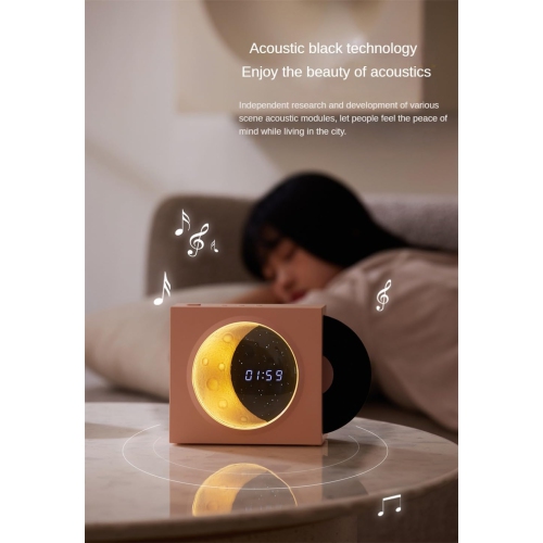 Retro Vinyl Record Bluetooth Speaker with Clock - Retro Design, Bluetooth 5.3, Long Battery Life, Stereo Bass, 3 Playback Modes - Perfect Home Decor