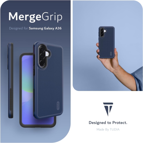 TUDIA Samsung Galaxy A36 5G Case 2025 Military Grade - Indigo Blue