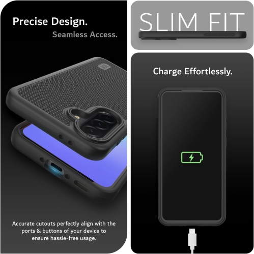 TUDIA Samsung Galaxy A36 5G Case 2025 Military Grade - Black