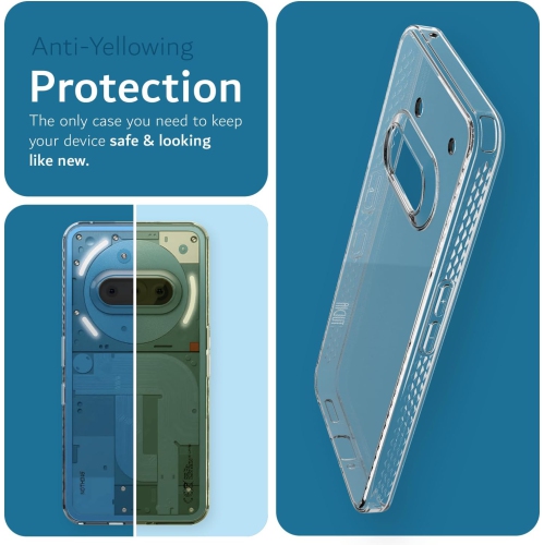 TUDIA LUCION Nothing Phone 3a Case Anti-Yellowing - Clear