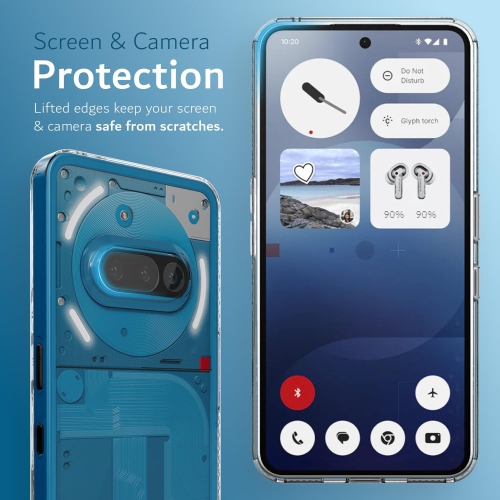 TUDIA LUCION Nothing Phone 3a Case Anti-Yellowing - Clear