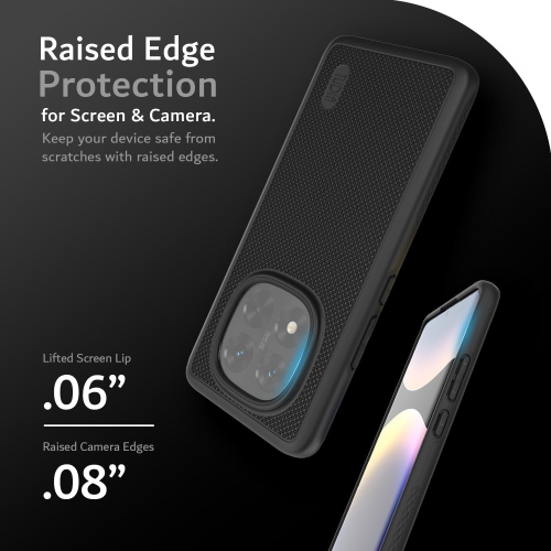 TUDIA MergeGrip Xiaomi Redmi Note 14 Pro Plus 5G Case 2025 - Black