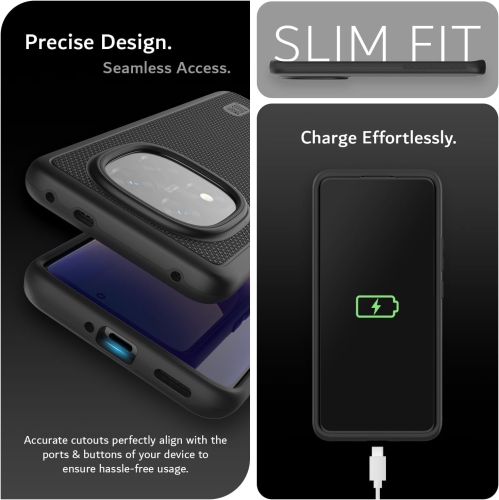 TUDIA MergeGrip Xiaomi Redmi Note 14 Pro Plus 5G Case 2025 - Black