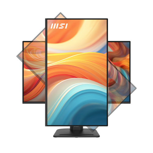 MSI 27" 1920 x 1080 144Hz 1ms (MPRT) / 4ms (GTG) IPS Monitor Tilt Swivel Height and Pivot adjustable, Speaker (PRO MP275PG E14)