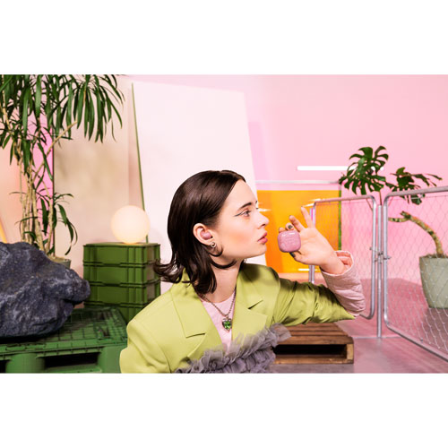 Écouteurs boutons 100 % sans fil à suppression du bruit LinkBuds Fit de Sony - Rose