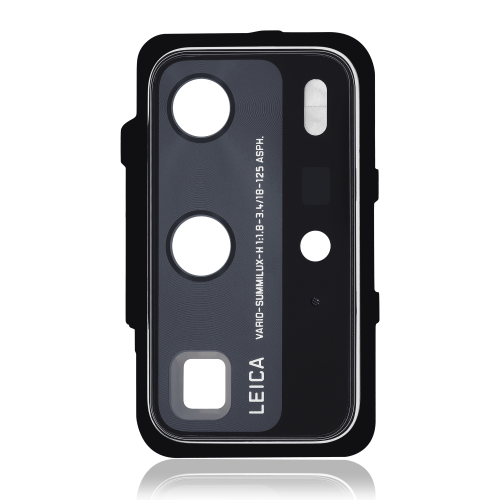 ESOURCE PARTS  Replacement Back Camera Lens With Bracket Compatible With Huawei P40 Pro (Ice White)