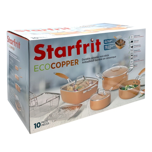 Starfrit Eco Copper 10 Piece Cookware Set