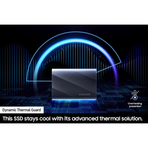 Samsung T9 Portable SSD 2TB, Up to 2,000MB/s, USB 3.2 Gen2 - Black by SAMSUNG - Open Box condition - Image 2