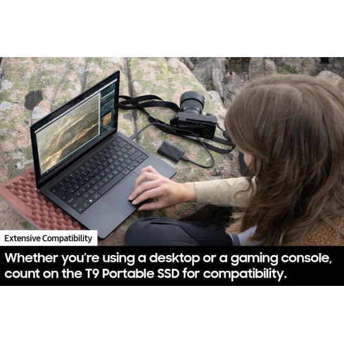 Samsung T9 Portable SSD 2TB, Up to 2,000MB/s, USB 3.2 Gen2 - Black by SAMSUNG - Open Box condition - Image 3