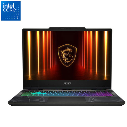 Portable de jeu de 15,6 po Cyborg de MSI - Noir translucide