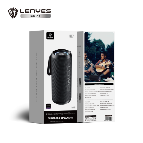 Lenyes S871 — Portable Bluetooth Speaker • Bluetooth 5.3