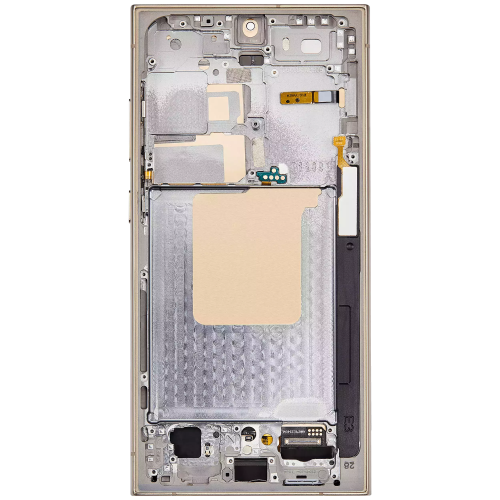 Replacement OLED Assembly W/Frame For Samsung Galaxy S24 Ultra(US & International Version)(Aftermarket +)Titanium Yellow