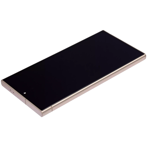 Replacement OLED Assembly W/Frame For Samsung Galaxy S24 Ultra(US & International Version)(Aftermarket +)Titanium Yellow