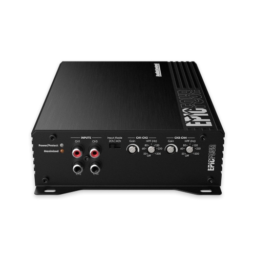 AudioControl EPIC Series 4 Channel Full Range Amp - 200w x4 @2ohm, 100w x4 @4ohm, 300w x2 @4ohm BRG