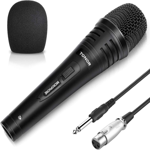 TONOR Dynamic Karaoke Microphone with XLR Cable for Karaoke, Stage & Events