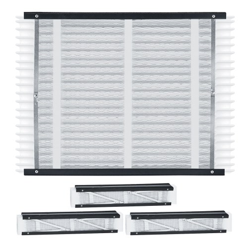 VEVOR  20 X 25 X 4 Furnace Filter, Merv 11 Hvac Ac Filters, 12-Month Electrostatic Pleated Air Conditioner Filters, 4-Pack (Actual Size: 20.47 X 25.20