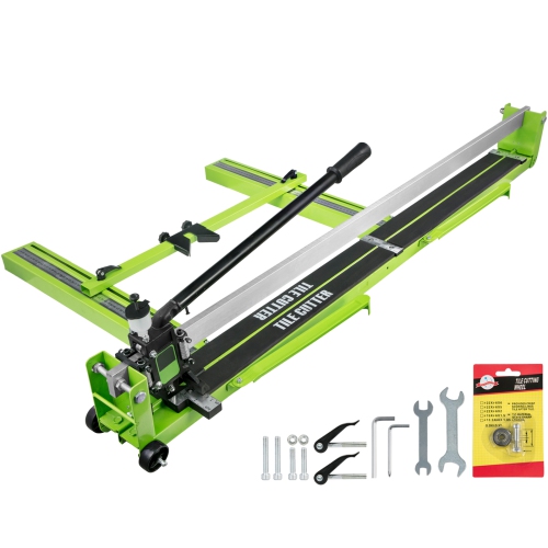 VEVOR 47 Inch Tile Cutter, Manual Tile Cutter All-Steel Frame,Tile Cutting Machine with Laser Guide and Bonus Spare Cutter,Tile Cutter Hand Tool for