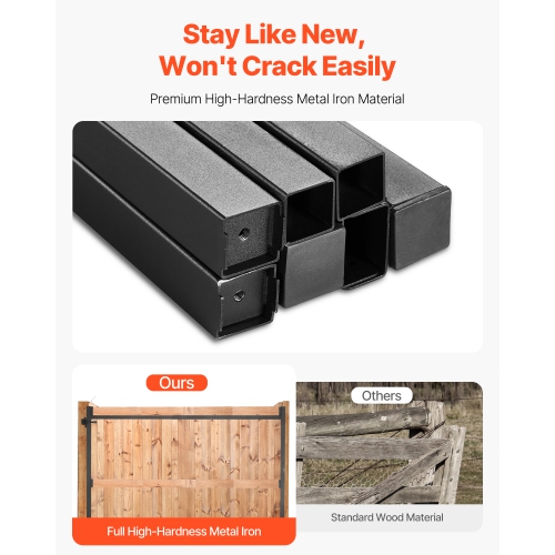 VEVOR Fits 36 to 60 in Gate Building, Up from 6 to 7 ft High Fence, Adjustable Gate Building Kit, Anti Sag Full Gate Frame Kit with Latch Lock and