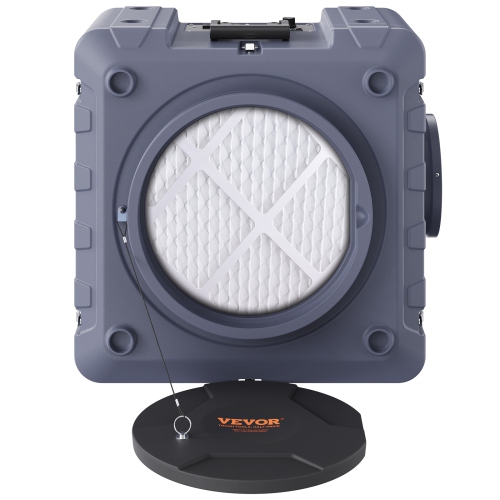 VEVOR 800 CFM Air Scrubber with 3-Stage Filtration, Stackable Negative Air Machine , Air Cleaner with MERV10, Carbon, H13 HEPA, for Home, Industrial