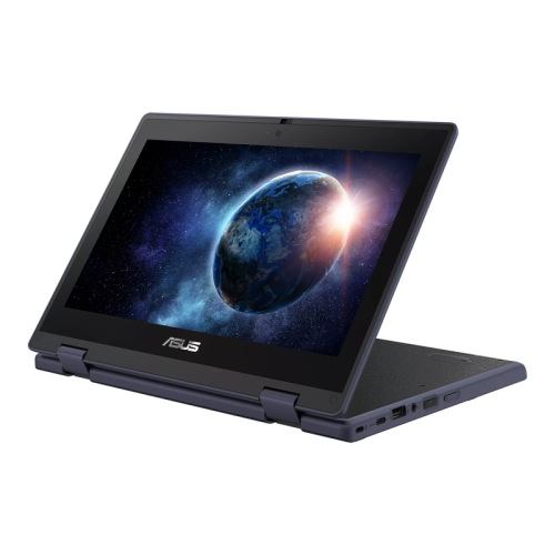 Asus 11.6"HD Touchscreen 2 in 1 Rugged & Spill Resistant Notebook for Students-Gray(Intel Celeron N100/ 128GB SSD/4 GB RAM/ Win11 Pro)