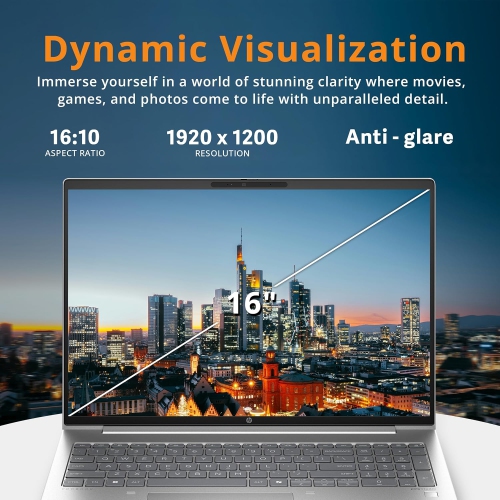 HP Probook 460 G11 16" WUXGA Business Laptop, Intel Ultra 5 125U,1.16TB Storage,32GB DDR5,Intel Graphics, Win 11 Pro, Silver