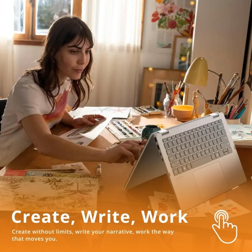 HP OmniBook 5 Flip 2-in-1 14" 2K Touchscreen Laptop, Intel 7 150U,2.16TB Storage(2TB SSD+160GB Docking Station Set), 16GB RAM,Intel