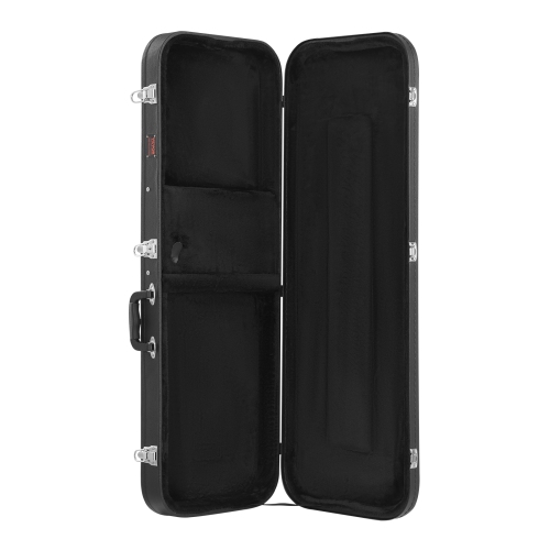 VEVOR 43.11 in Electric Guitar Hard Case,Rectangular Guitar Hard Case, With Lock Latch Keys Handle,PVC Padding Soft Lining Water-Resistant