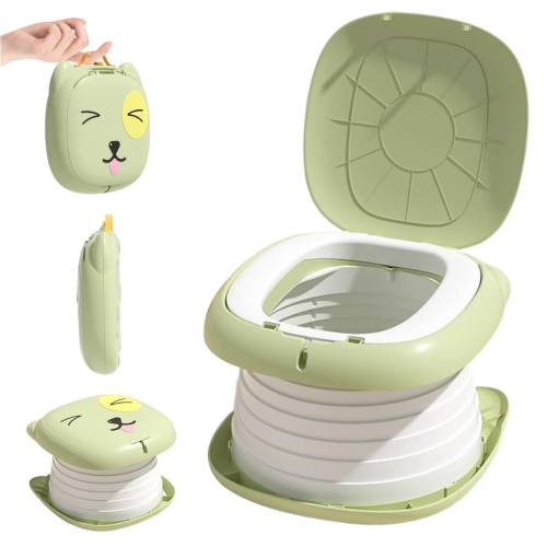 Portable Folding Children's Toilet, Outdoor Camping Emergency Potty Urinal for Travel Use