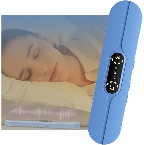 Pillow Speaker for Sleeping,Bluetooth Bone Conduction Sleep Sound Speaker with White Noise,Volume Control & Sleep Timer Bluetooth Speaker for Side