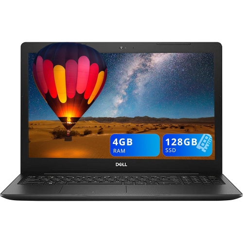 DELL  - Inspiron 15.6" HD Business Laptop, Amd A9-9425, Amd Radeon R5 Graphics, 128GB SSD, 4GB Ram, Numeric Keypad, HD Webcam, Maxxaudio, Windows 10