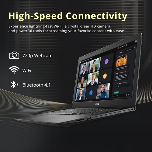 Open Box - Dell Inspiron 15.6" HD Business Laptop, AMD A9-9425, AMD Radeon R5 Graphics, 256GB SSD, 8GB RAM, Numeric Keypad, HD Webcam, MaxxAudio,