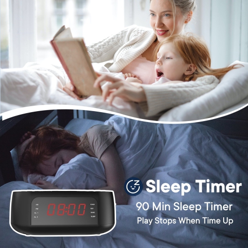 Retro CD disc Bluetooth audio alarm clock all-in-one MP3 player CD player radio